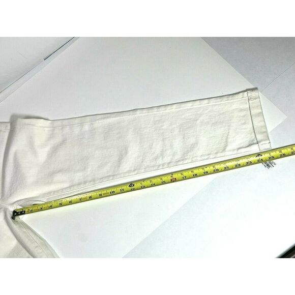 ADRIANO GOLDSCHMIED AG White The Stevie Roll-Up Crop Jeans Sz 27 New With Tag - Picture 8 of 13